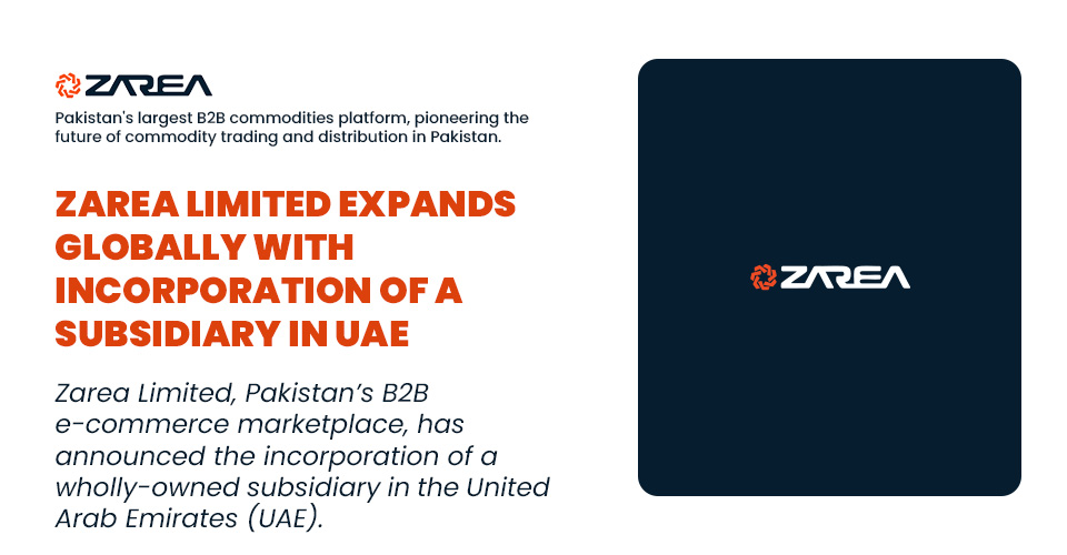 Zarea Limited expands globally with incorporation of a subsidiary in UAE